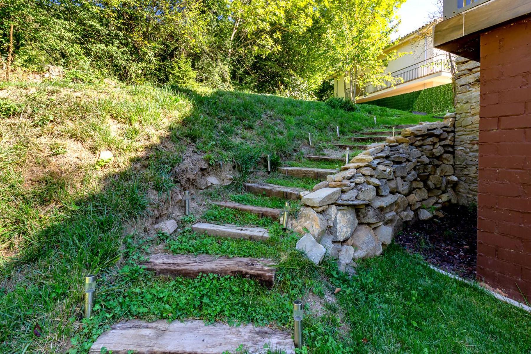 M De Puigsec Mas Rural Al Ripolles Villa Girona Bagian luar foto